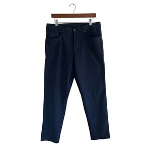 Lululemon ABC Classic-Fit 5 Pocket Pant Casual Relaxed Stretch Navy 34x32L